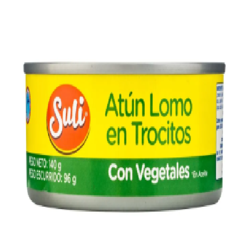 Atún Suli trocitos con vegetales - 140 g